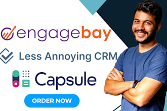 crm software expert on engagebay, less annoying CRM, capsule for your business