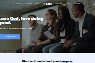 build a professional wordpress website for your church