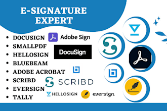 do docusign smallpdf adobe acrobat sign hellosign bluebeam tally eversign scribd