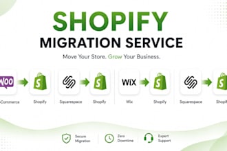 migrate your website from any cms to shopify store migration