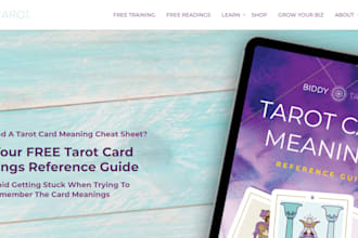design psychic tarot reading website astrology spiritual website