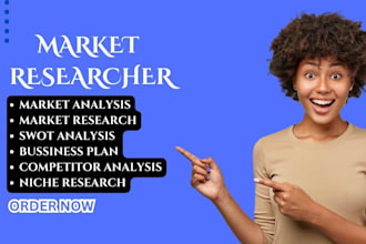do swot analysis market research market trend niche research, business plan