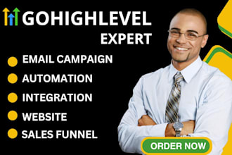 setup gohighlevel email campaign sales funnel, workflow automation for coaches