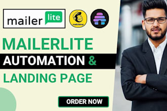mailerlite landing page, automation, pop up form, sales funnel, mailerlite keap