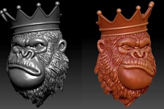 do 3d action figure, 3d toy, statue, figurine, cartoon character for 3d printing