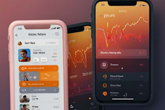 design interactive mobile app website ui ux design with figma xd flutter