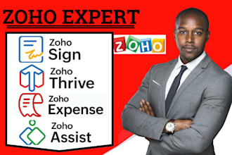 setup zoho crm zoho sign zoho thrive zoho expense zoho assist zoho automation