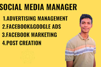 be your social media marketing manager and personal assistant