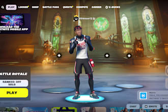 play or train fortnite with you   cheap