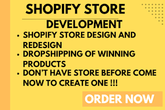 shopify store design, winning dropshipping products shopify redesign home page