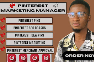 pinterest SEO pin marketing social media manager merchant approval