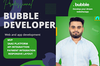 create your dream website or app in bubble io