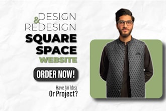 build professional squarespace website or redesign beautiful squarespace website
