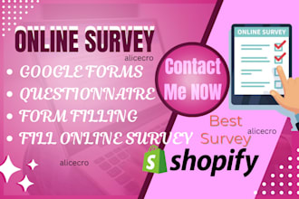 reach 1500 audience to fill online survey respondent form and polls
