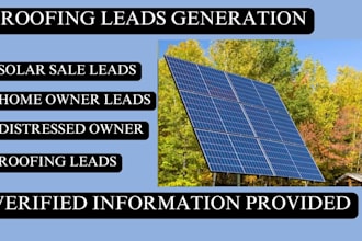 generate solar leads home owner leads insurance leads roofing lead business lead