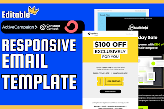 design convertkit constant contact activecampaign newsletter kit landing page