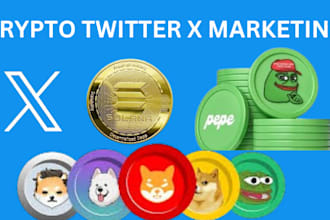 crypto twitter x marketing and promotion get millions organic follower growth