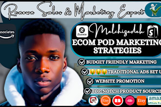 promote shopify pod store and etsy shop promotion, teespring, redbubble, zazzle