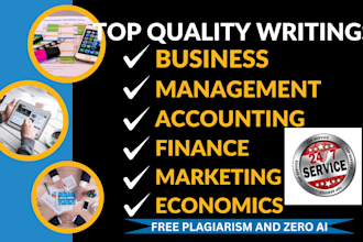 do accounting marketing research project management finance economics statement