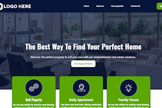 create real estate website, funnel landing page gohighlevel