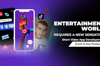 develop short video app like tiktok