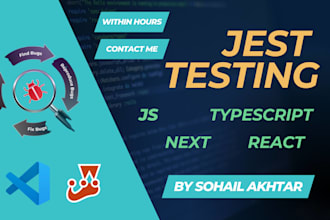 perform jest testing for javascript and react applications