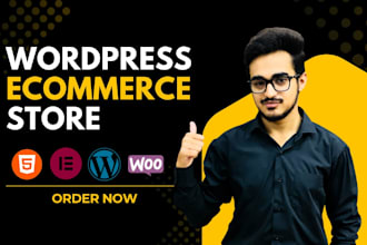 design ecommerce store and online webshop using woocommerce