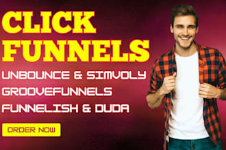 build clickfunnes 2 0 unbounce funnelish systeme io duda figma groovefunnels