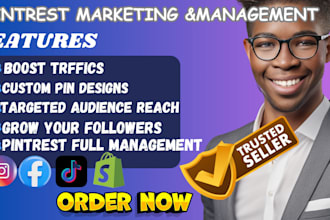 promote pinterest marketing or pin manager SEO traffic ads to grow your business