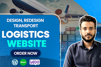 create logistics, trucking, dispatching and freight website