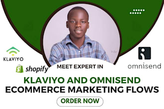 omnisend campaign klaviyo email marketing omnisend automation klaviyo flows