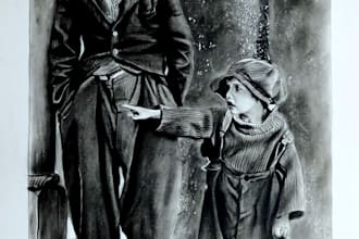 draw realistic graphite and charcoal pencil sketches