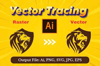 do professional vector tracing in adobe illustrator