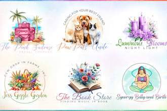 create a business logo and full branding kit with brand identity design