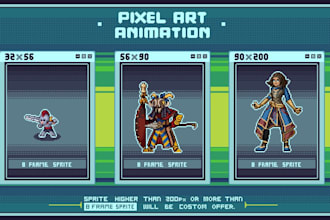 create stunning pixel art animation for 2d games