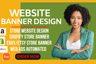 design store banners elevate etsy, ebay, shopify store banner, storefront