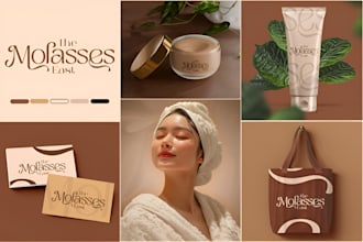 design logo, branding kit, brand style guide and corporate identity for business