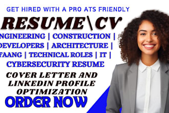 write your tech , engineering, it, cyber security, developer and software resume