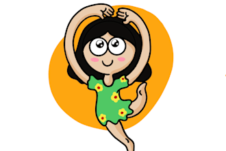 logo charakter ilustration panten drawing