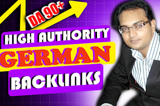 build high quality dofollow german  dutch backlinks local seo