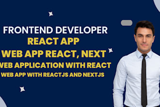 be front end developer for web applications