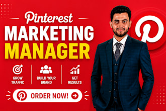 be your pinterest marketing manager, growth, and SEO expert