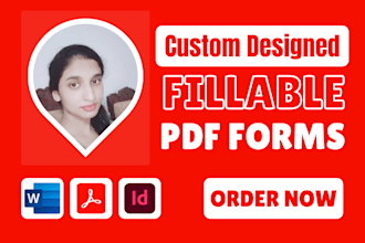 create fillable pdf form or design fillable PDF forms