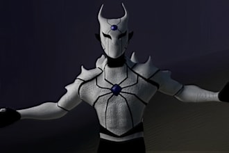 design custom 3d characters, sculptures, and objects for you