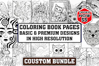 create unique coloring pages for etsy and amazon by artificial intelligence