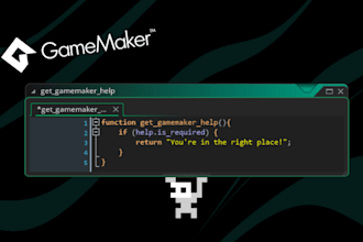 solve your gamemaker coding problems or write new features