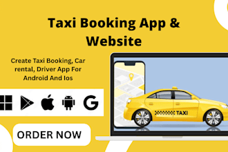 develop taxi booking app taxi booking website uber clone taxi app and uber app
