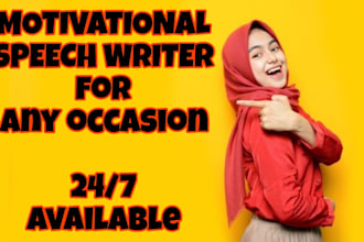 write persuasive and informative motivational speech to inspire success