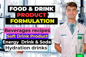 formulate beverage, juice, smoothie and soft drink, energy drink, food recipes