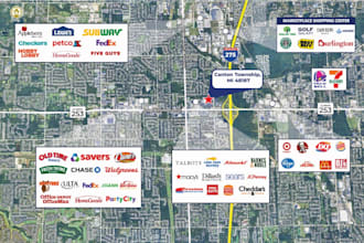 do commercial real estate aerial and drone map